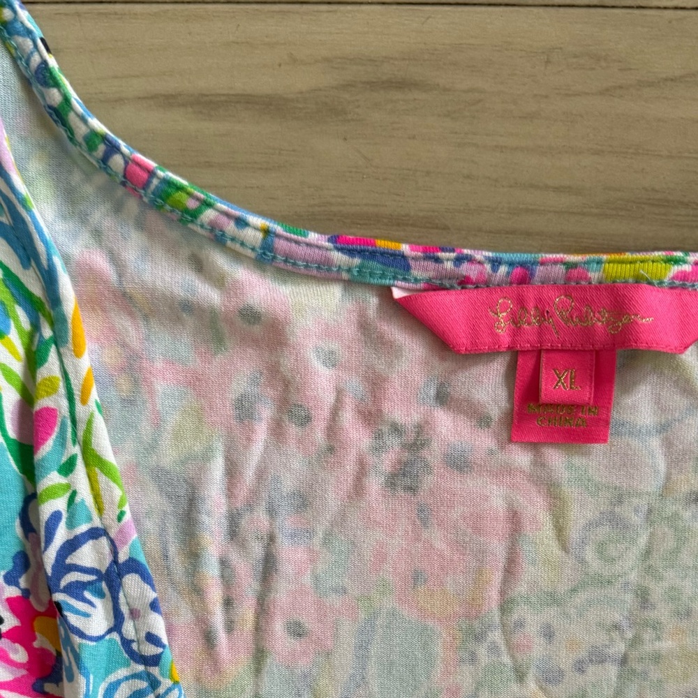 Lilly Pulitzer Jessi Midi Dress Amalfi Blue Alligator Isle - Picture 5 of 7